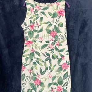 Floral A-Line Business Dress